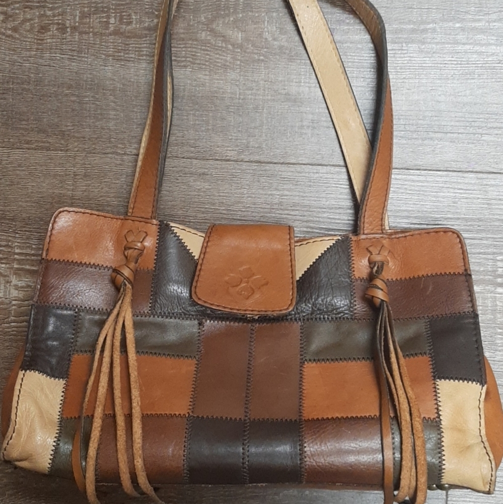 Patricia Nash leather patchwork purse